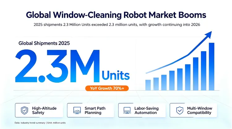 LIESA Follows 2026 Global Smart Cleaning Boom, Upgrades Window Cleaning Robot Technology for Safer, Smarter Home Solutions