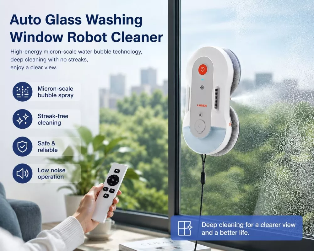 Auto Glass Washing Window Robot Cleaner